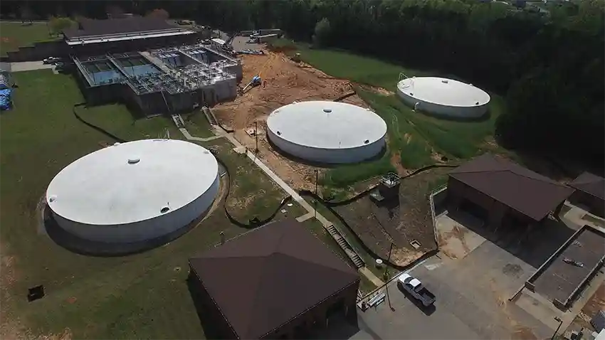 After photo of Lincoln County Water Treatment Plant
