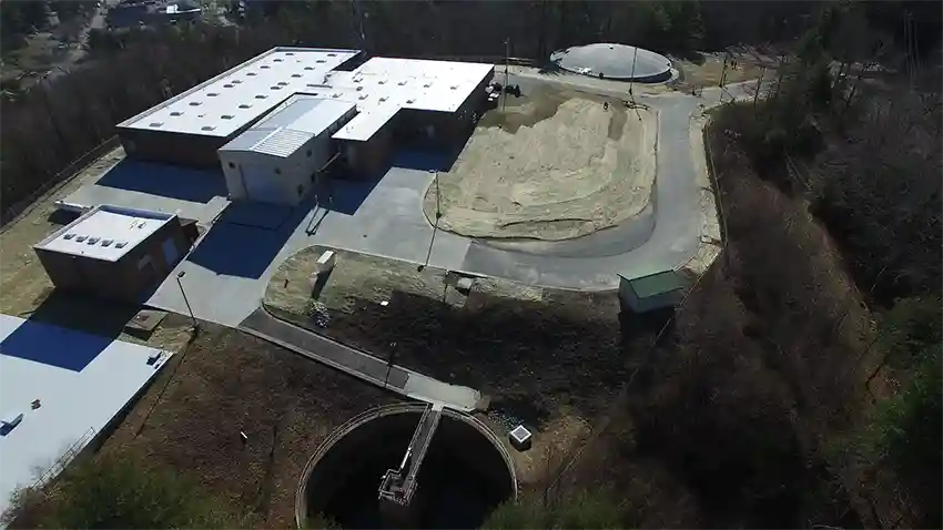 After photo of Boone, NC Water Treatment Plant