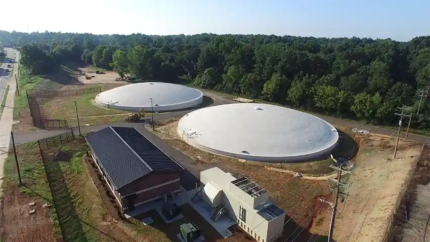 After photo of Shelby, NC Water Treatment Plant