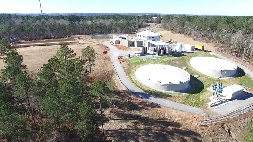 After photo of Waterloo, SC Water Treatment Facility