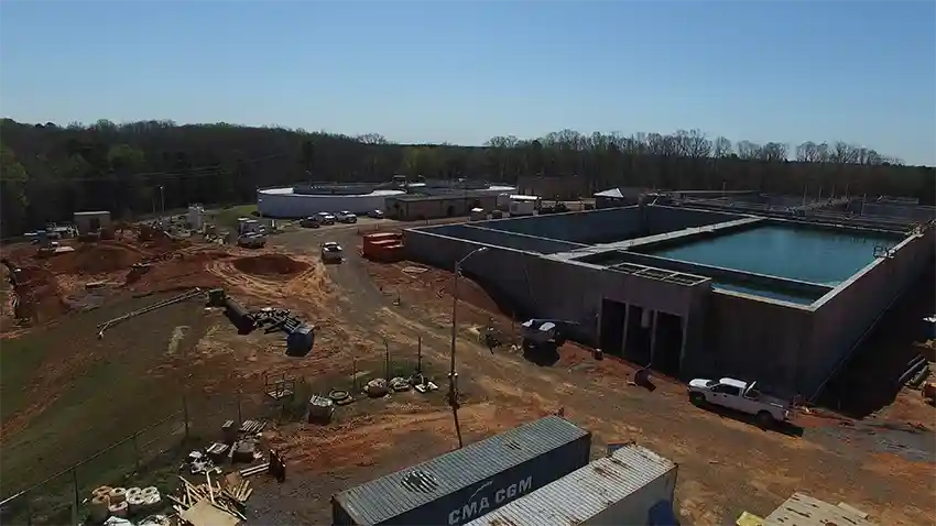 After photo of Waterloo, SC Water Treatment Facility